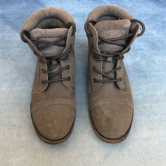 Steve Madden Taupe Maecie Boots - Picture 2 of 4